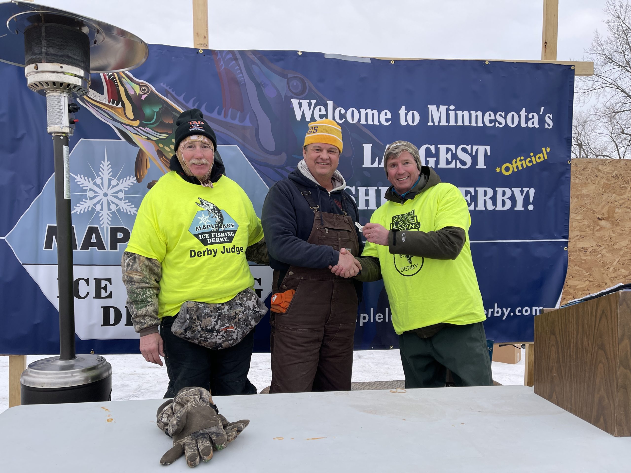 2022 47th Maple Lake Ice Fishing Derby Winner White House