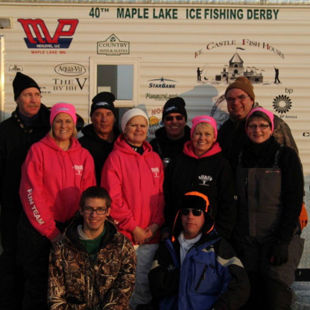 Maple Lake Volunteer team Fishing Contest Volunteers