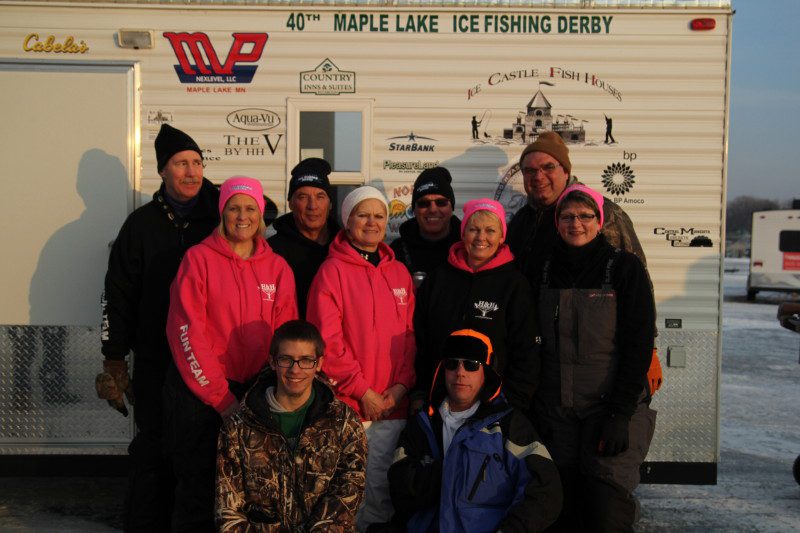 Maple Lake Volunteer team Fishing Contest Volunteers
